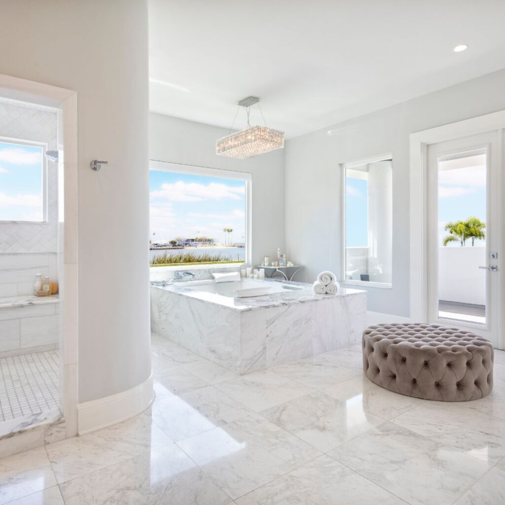 jacuzzi en spa de lujo