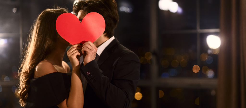 pareja con corazon