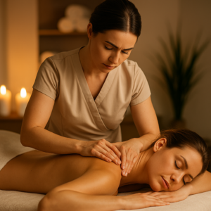 momentos de la verdad spa: cierre en cabina con re-booking y add-ons.